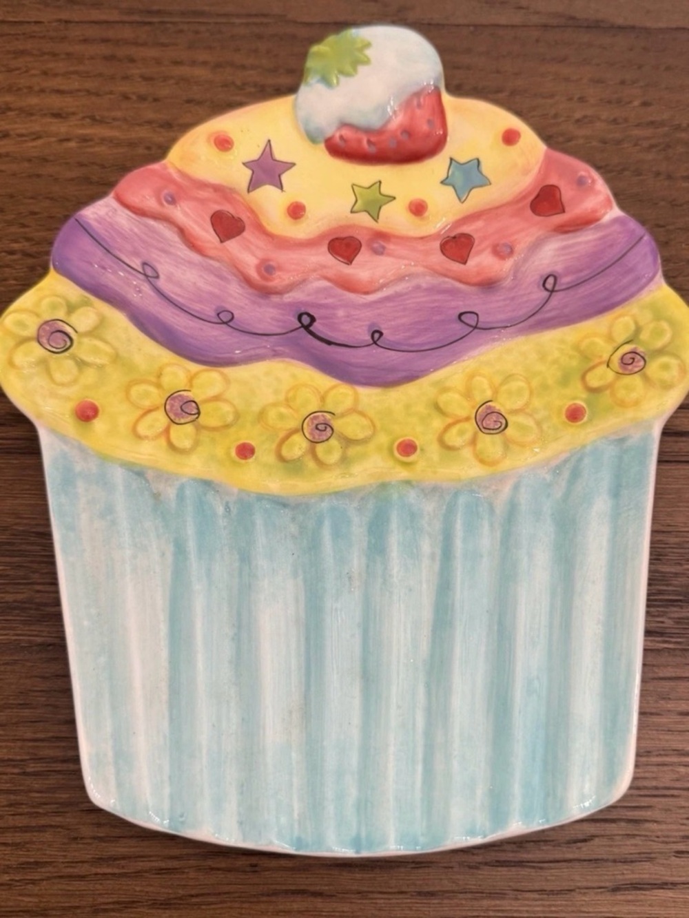 Certified International Cupcake Ceramic Decorative Dish